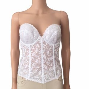 Vintage Carnival 60’s strapless lace bustier